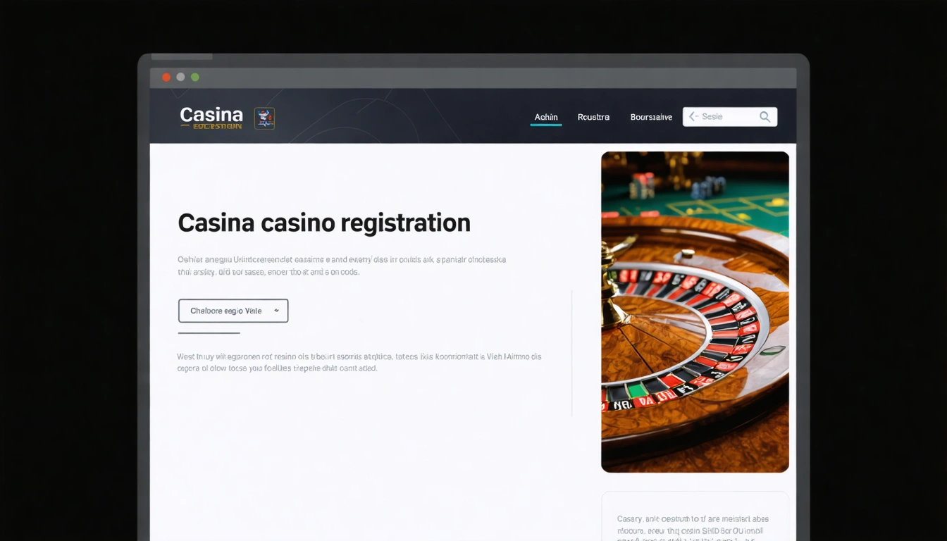 Casina casino registration